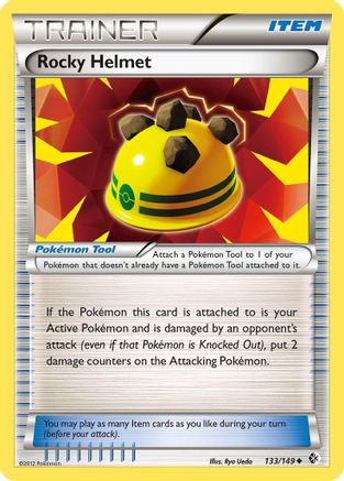 Rocky Helmet (133/149) [Boundaries Crossed] Reverse Holofoil - Uncommon