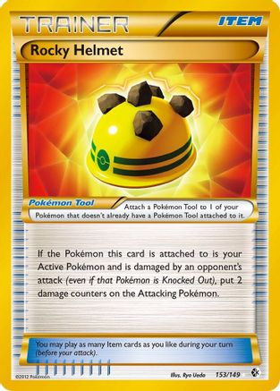 Rocky Helmet (Secret) (153/149) [Boundaries Crossed] Holofoil - Secret Rare