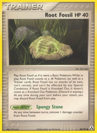 Root Fossil (80/92) [Legend Maker] Reverse Holofoil - Common
