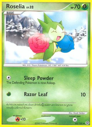 Roselia (62/132) [Secret Wonders] Reverse Holofoil - Uncommon