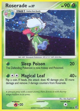 Roserade (17/132) [Secret Wonders] Reverse Holofoil - Holo Rare