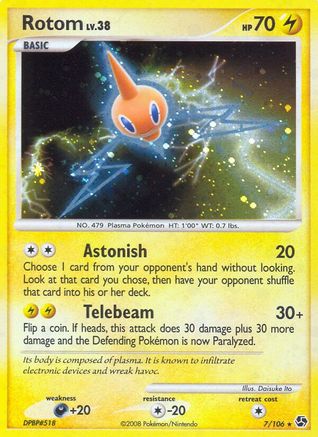 Rotom (7/106) [Great Encounters] Reverse Holofoil - Holo Rare