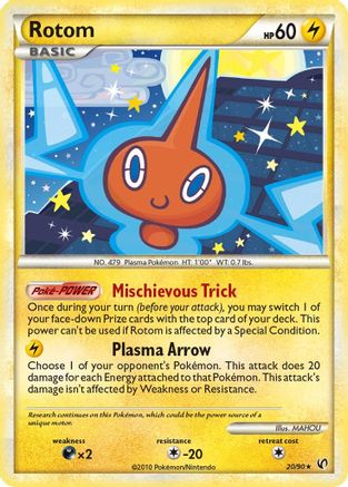 Rotom (20/90) [Undaunted] Reverse Holofoil - Rare