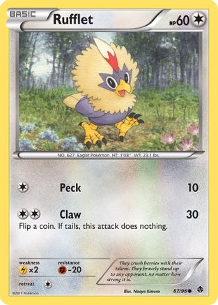 Rufflet (87/98) [Emerging Powers] Reverse Holofoil - Uncommon