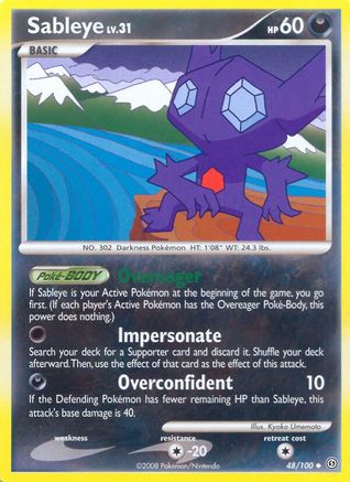 Sableye (048/100) [Stormfront] Reverse Holofoil - Uncommon