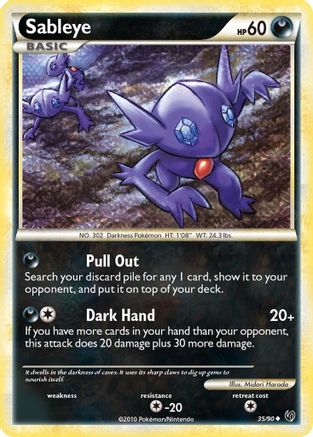 Sableye (035/90) [Undaunted] - Uncommon
