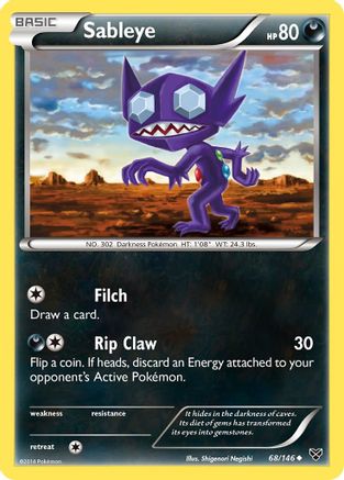Sableye (068/146) [XY Base Set] - Uncommon