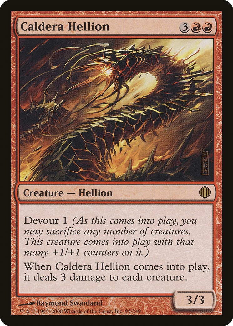 Caldera Hellion (ALA-095) [Shards of Alara] Foil