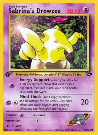 Sabrina's Drowzee (095/132) [Gym Challenge] 1st Edition - Common