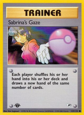 Sabrina's Gaze (125/132) [Gym Heroes] 1st Edition - Common