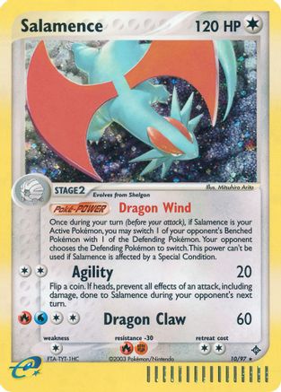 Salamence (10/097) [Dragon] Reverse Holofoil - Holo Rare