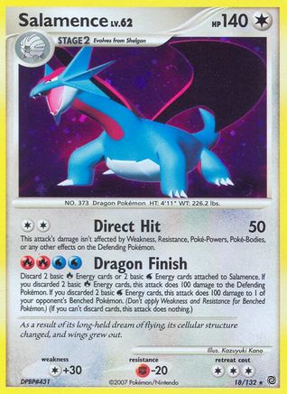 Salamence (18/132) [Secret Wonders] Holofoil - Holo Rare