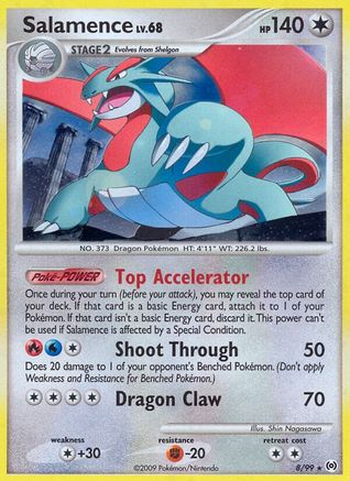 Salamence (008/99) [Arceus] Reverse Holofoil - Holo Rare