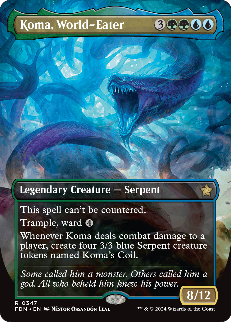 Koma, World-Eater (Borderless) (FDN-347) [Foundations]