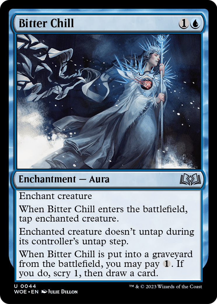 Bitter Chill (WOE-044) [Wilds of Eldraine] Foil