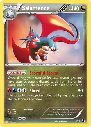 Salamence (008/20) [Dragon Vault] Holofoil - Holo Rare