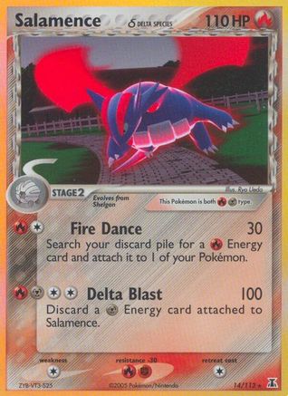 Salamence (Delta Species) (014/113) [Delta Species] Reverse Holofoil - Holo Rare
