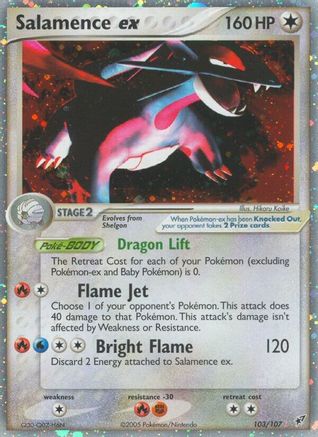 Salamence ex (103/107) [Deoxys] Holofoil - Ultra Rare