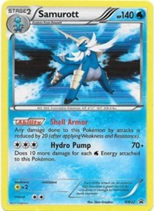 Samurott - BW22 (BW22/101) [Black and White Promos] Holofoil - Promo