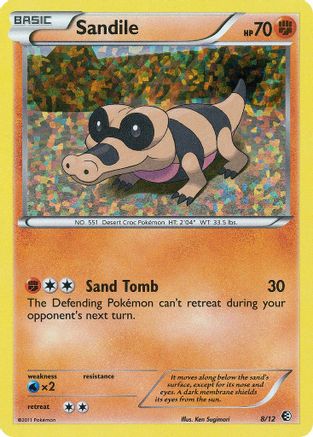 Sandile (8/12) [McDonalds Promos 2011] Holofoil - Promo
