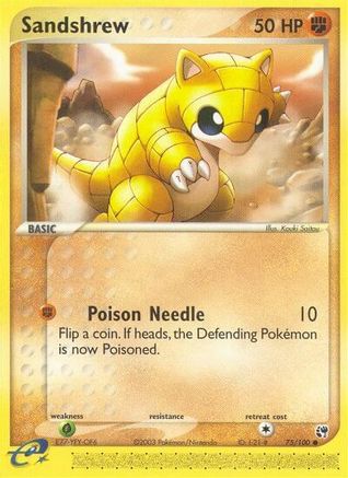 Sandshrew (075/100) [Sandstorm] Reverse Holofoil - Common