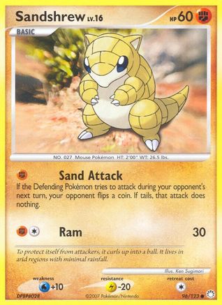 Sandshrew (096/123) [Mysterious Treasures] - Common