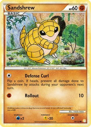 Sandshrew (079/123) [HeartGold SoulSilver] - Common