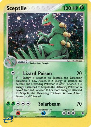 Sceptile (11/109) [Ruby and Sapphire] Holofoil - Holo Rare