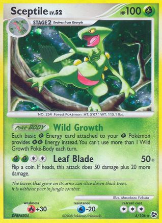 Sceptile (8/106) [Great Encounters] Holofoil - Holo Rare