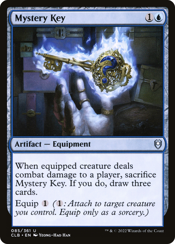 Mystery Key (CLB-085) [Commander Legends: Battle for Baldur's Gate] Foil