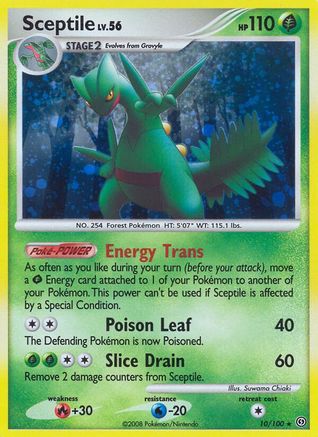 Sceptile (10/100) [Stormfront] Holofoil - Holo Rare