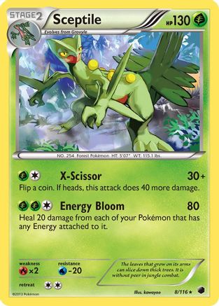 Sceptile (8/116) [Plasma Freeze] Reverse Holofoil - Holo Rare