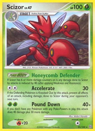 Scizor (25/100) [Stormfront] Reverse Holofoil - Rare