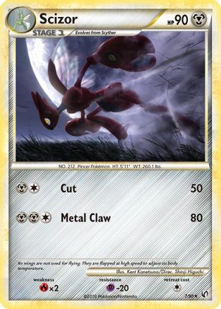 Scizor (7/90) [Undaunted] Reverse Holofoil - Holo Rare