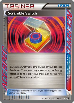Scramble Switch (129/135) [Plasma Storm] Holofoil - Rare Ace