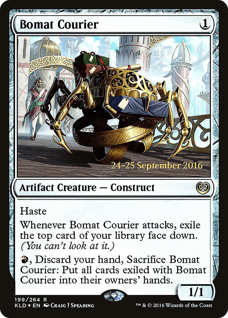 Bomat Courier (PRE-199S) [Kaladesh Promos] Foil