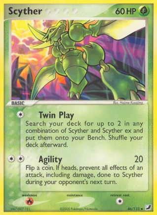Scyther (46/115) [Unseen Forces] - Uncommon