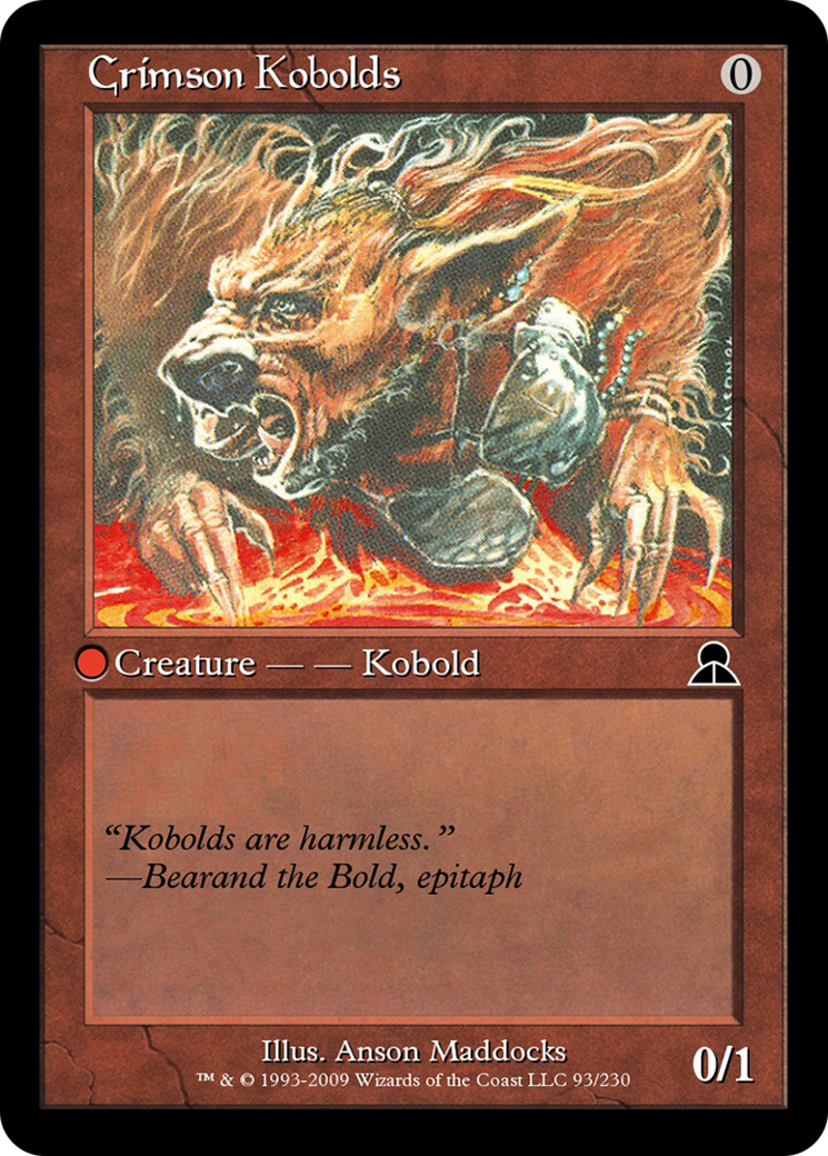 Crimson Kobolds (ME3-093) [Masters Edition III] Foil