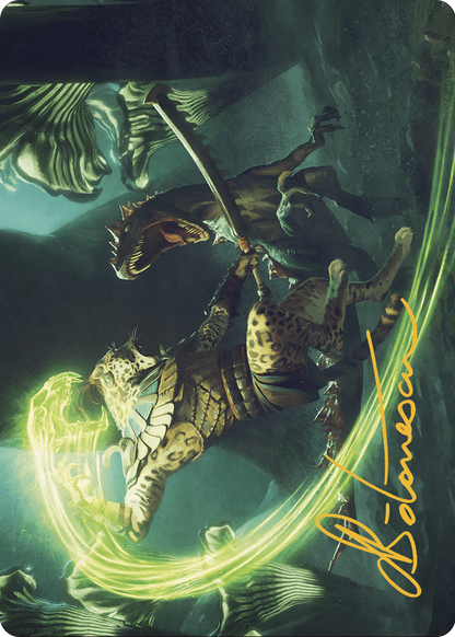Contest of Claws // Contest of Claws (ALCI-072) (Borderless) [The Lost Caverns of Ixalan Art Series] Foil