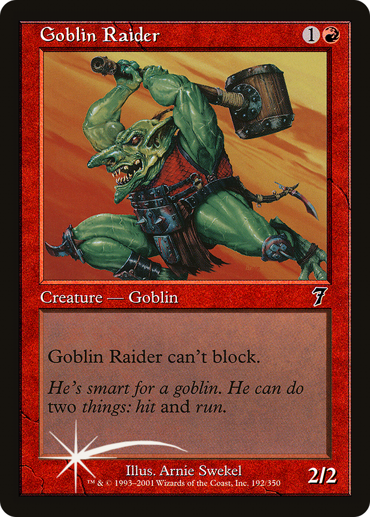 Goblin Raider (7ED-192★) [7th Edition]