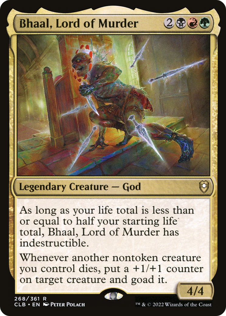 Bhaal, Lord of Murder (CLB-268) [Commander Legends: Battle for Baldur's Gate]