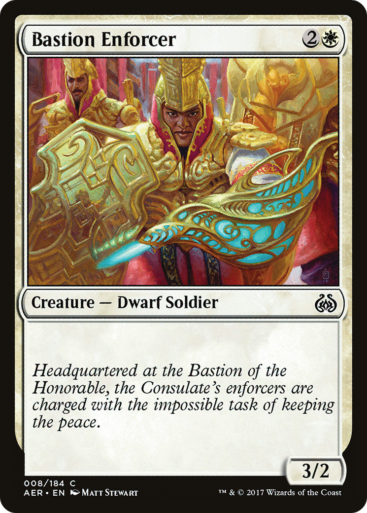 Bastion Enforcer (AER-008) [Aether Revolt]