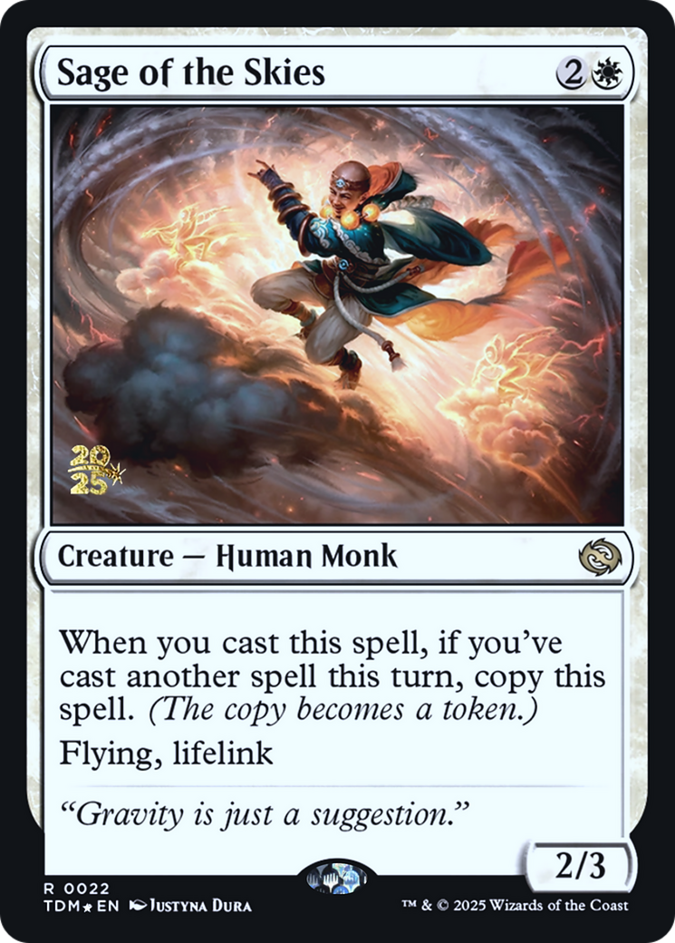 Sage of the Skies (PRE-022) [Prerelease Cards] Foil