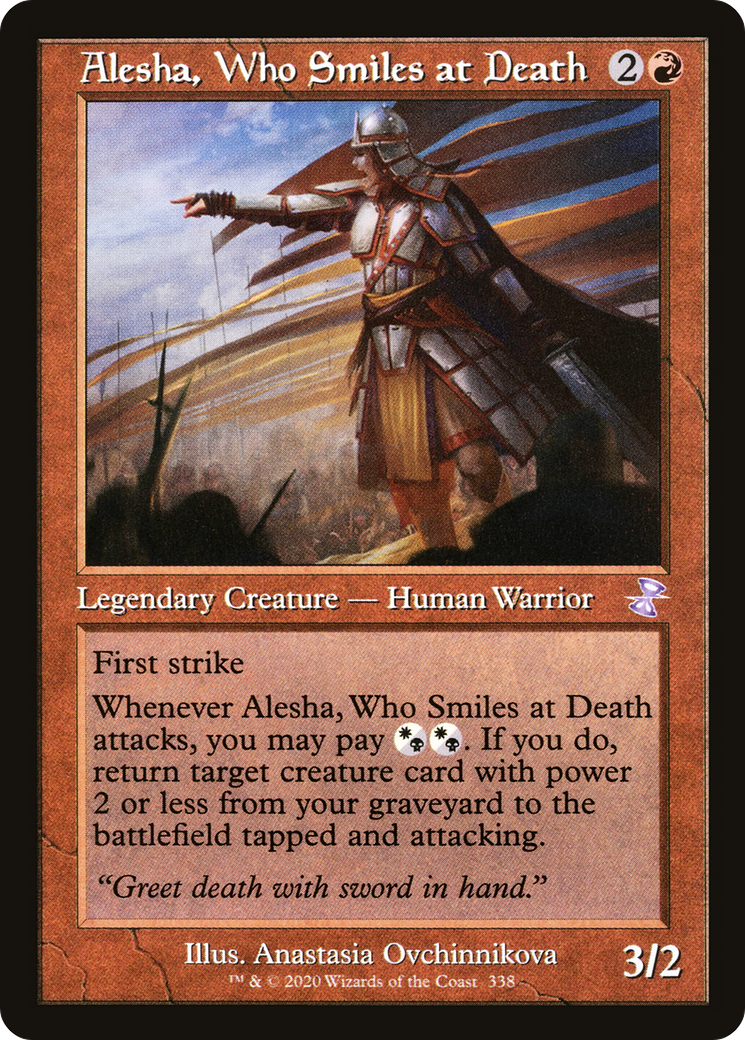 Alesha, Who Smiles at Death (TSR-338) [Time Spiral Remastered] Foil
