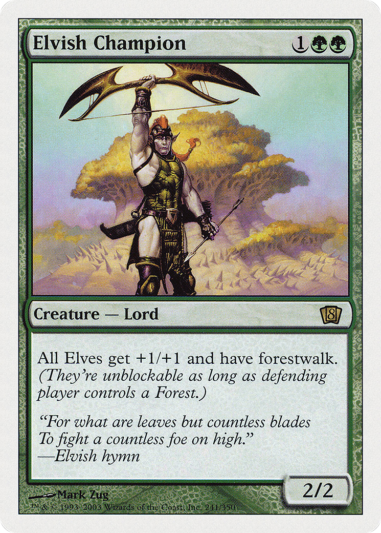 Elvish Champion (8ED-241) [8th Edition] Foil