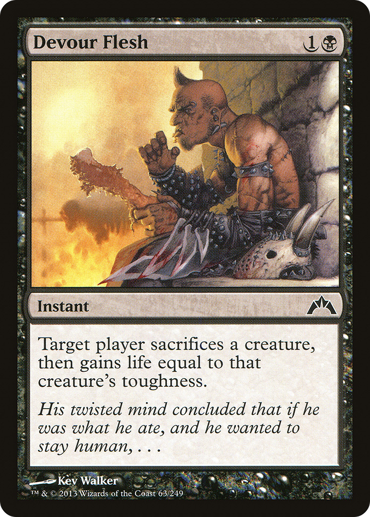 Devour Flesh (GTC-063) [Gatecrash] Foil