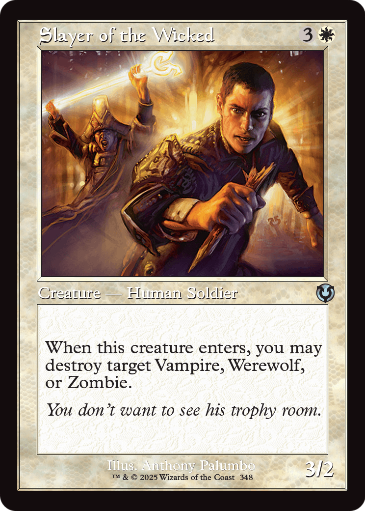 Slayer of the Wicked (Retro Frame) (INR-348) [Innistrad Remastered]