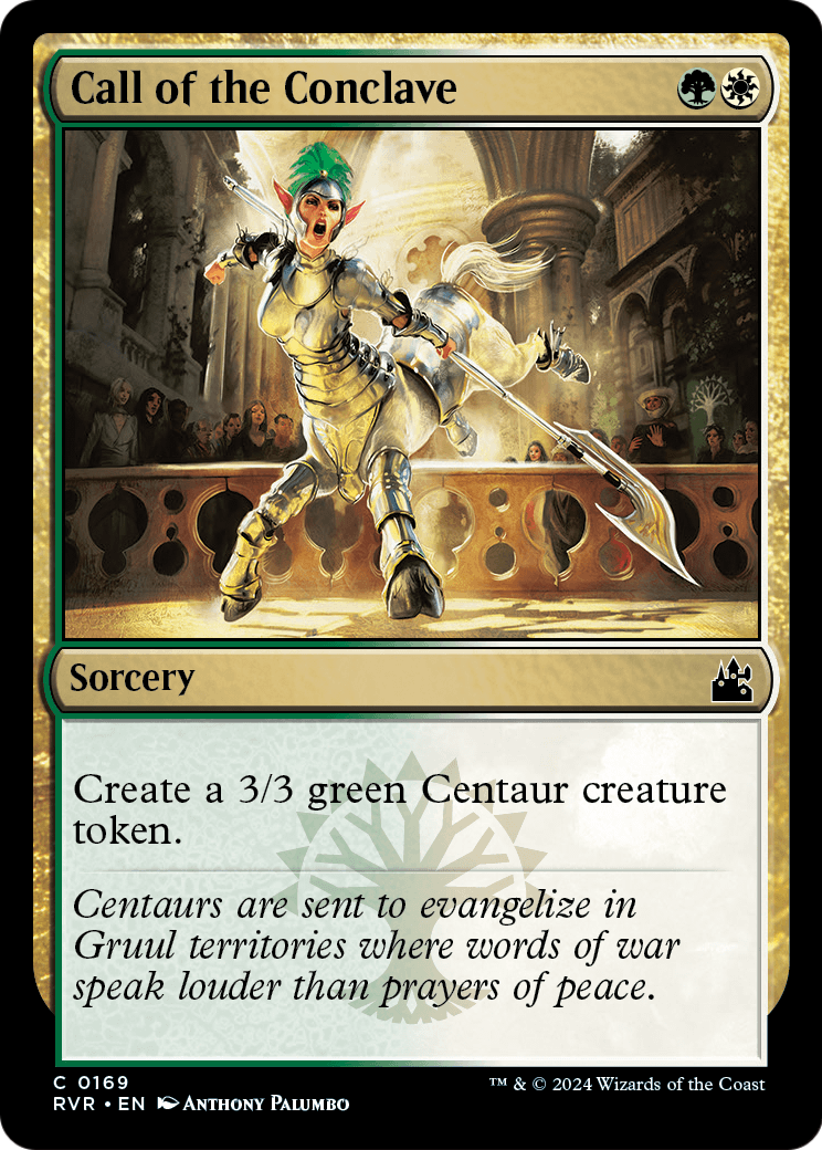 Call of the Conclave (RVR-169) [Ravnica Remastered] Foil