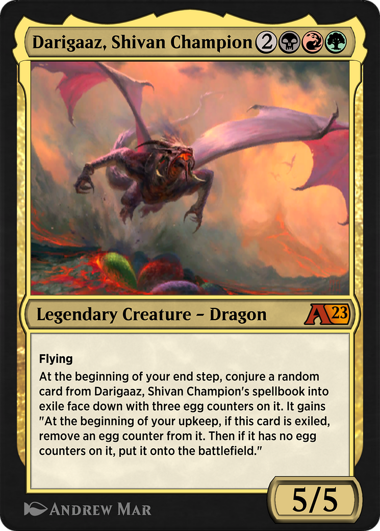 Darigaaz, Shivan Champion (YDMU-022) [Alchemy: Dominaria]