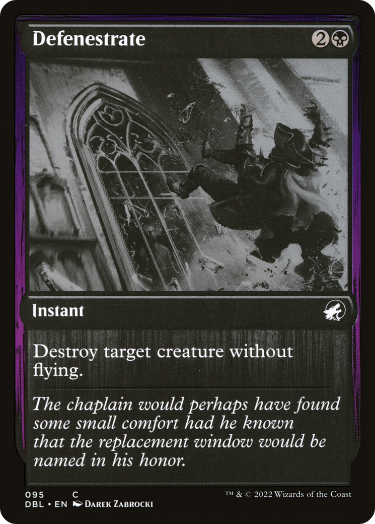 Defenestrate (DBL-095) [Innistrad: Double Feature] Foil